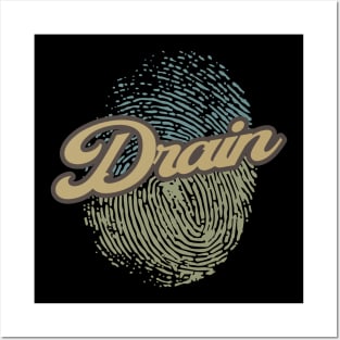 Drain Fingerprint Posters and Art